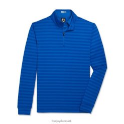 Footjoy tonal stribe fersken jersey kvart lynlås-tidligere sæson stil royal F42HB2893 Royal