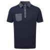 Footjoy tonal trim solid med lomme lisle marineblå F42HB136 flåde