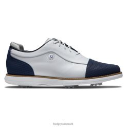 Footjoy traditioner cap toe kvinder hvid-marine F42HB1941 hvid-marine