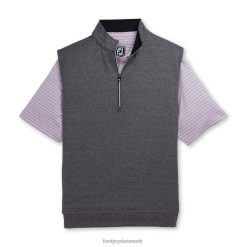 Footjoy trækulslyng jerseyvest med halv lynlås F42HB2056 trækulslyng