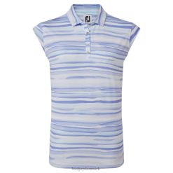 Footjoy violet cap ærme akvarel print lisle F42HB1400 violet